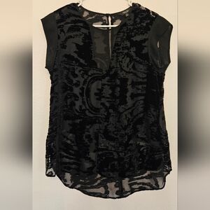 Vera Wang Black Blouse